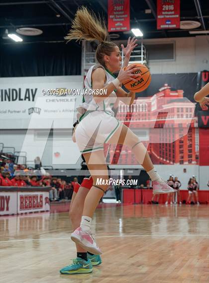 Thumbnail 2 in Mater Academy East Las Vegas vs Virgin Valley (2025 NIAA 3A State Championship) photogallery.