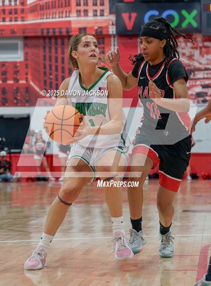 Thumbnail 2 in Mater Academy East Las Vegas vs Virgin Valley (2025 NIAA 3A State Championship) photogallery.