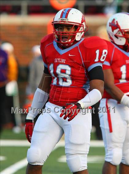 Thumbnail 2 in Skyline vs Carroll (5A Division 1 Semifinal) photogallery.
