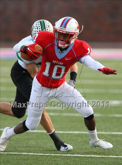 Thumbnail 3 in Skyline vs Carroll (5A Division 1 Semifinal) photogallery.