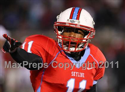 Thumbnail 2 in Skyline vs Carroll (5A Division 1 Semifinal) photogallery.