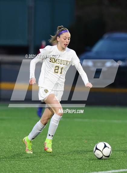 Thumbnail 2 in Simsbury vs. St. Joseph (CIAC Class L Final) photogallery.