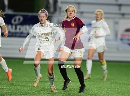 Thumbnail 3 in Simsbury vs. St. Joseph (CIAC Class L Final) photogallery.