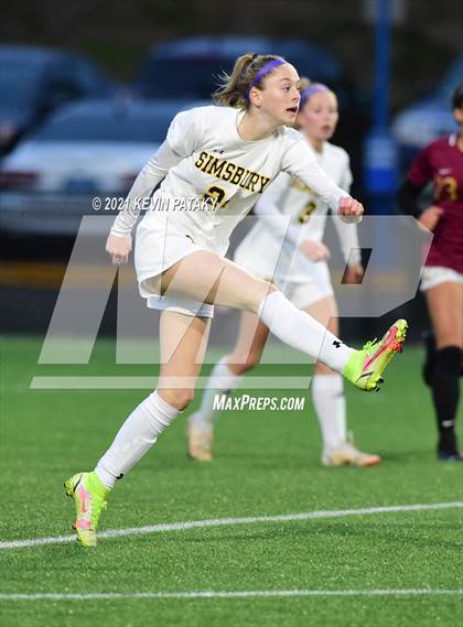 Thumbnail 2 in Simsbury vs. St. Joseph (CIAC Class L Final) photogallery.