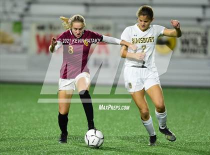 Thumbnail 1 in Simsbury vs. St. Joseph (CIAC Class L Final) photogallery.
