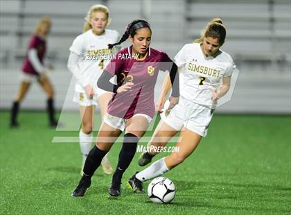 Thumbnail 2 in Simsbury vs. St. Joseph (CIAC Class L Final) photogallery.