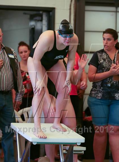 Thumbnail 1 in La Porte Invitational Swim Meet (Women) photogallery.