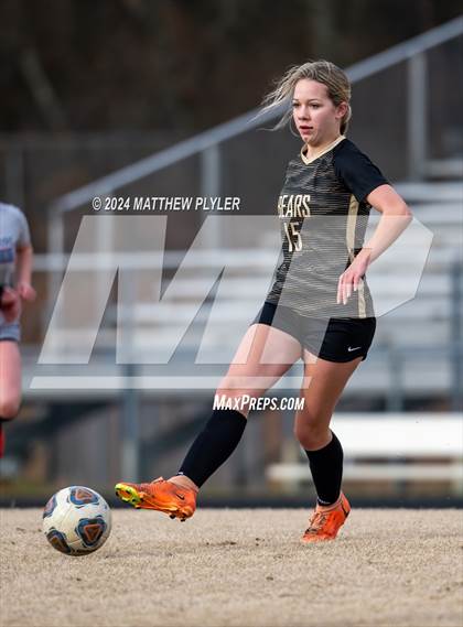 Thumbnail 3 in Terry Sanford vs Gray's Creek (Kicking for Cancer Girls Soccer Jamboree) (scrimmage) photogallery.