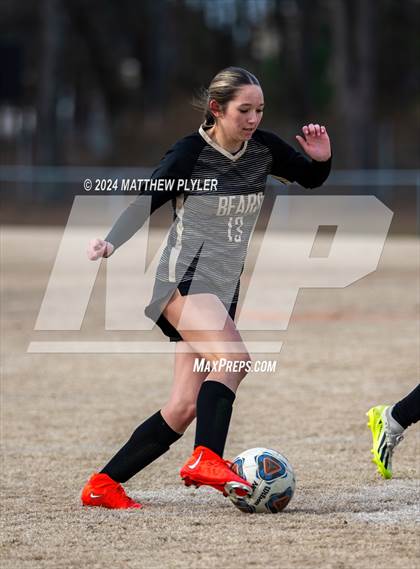 Thumbnail 2 in Terry Sanford vs Gray's Creek (Kicking for Cancer Girls Soccer Jamboree) (scrimmage) photogallery.
