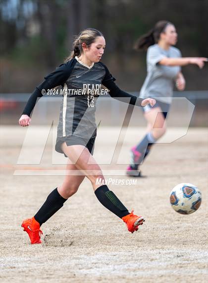 Thumbnail 2 in Terry Sanford vs Gray's Creek (Kicking for Cancer Girls Soccer Jamboree) (scrimmage) photogallery.
