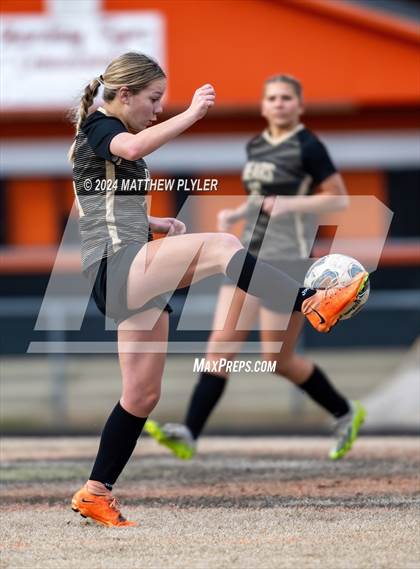 Thumbnail 2 in Terry Sanford vs Gray's Creek (Kicking for Cancer Girls Soccer Jamboree) (scrimmage) photogallery.