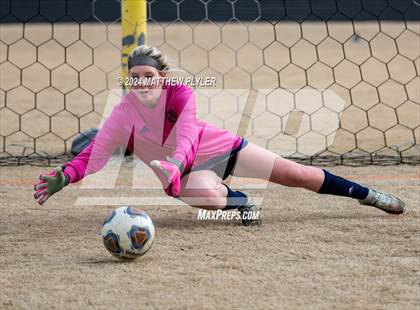Thumbnail 2 in Terry Sanford vs Gray's Creek (Kicking for Cancer Girls Soccer Jamboree) (scrimmage) photogallery.