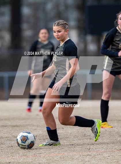 Thumbnail 1 in Terry Sanford vs Gray's Creek (Kicking for Cancer Girls Soccer Jamboree) (scrimmage) photogallery.