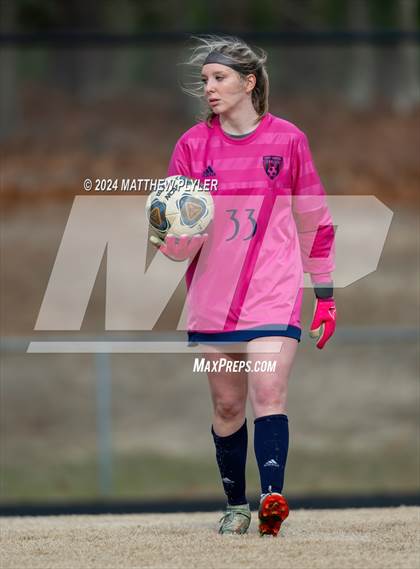 Thumbnail 2 in Terry Sanford vs Gray's Creek (Kicking for Cancer Girls Soccer Jamboree) (scrimmage) photogallery.