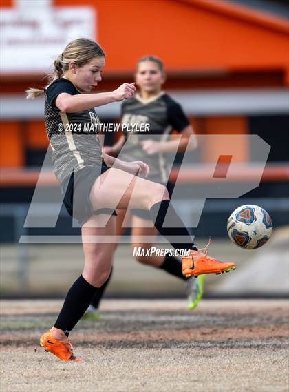 Thumbnail 3 in Terry Sanford vs Gray's Creek (Kicking for Cancer Girls Soccer Jamboree) (scrimmage) photogallery.