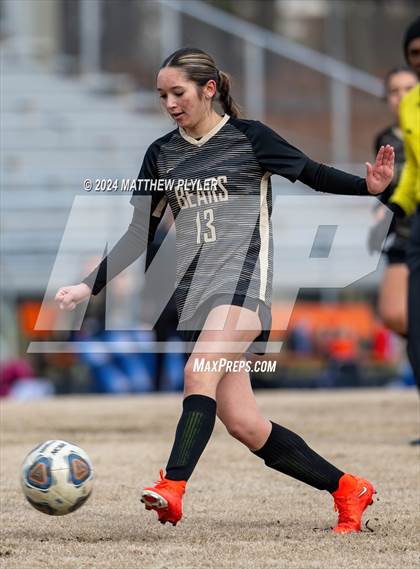 Thumbnail 3 in Terry Sanford vs Gray's Creek (Kicking for Cancer Girls Soccer Jamboree) (scrimmage) photogallery.
