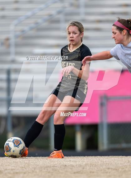 Thumbnail 2 in Terry Sanford vs Gray's Creek (Kicking for Cancer Girls Soccer Jamboree) (scrimmage) photogallery.