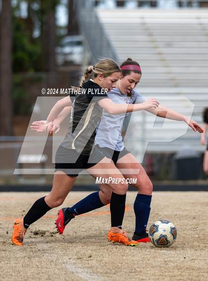 Thumbnail 1 in Terry Sanford vs Gray's Creek (Kicking for Cancer Girls Soccer Jamboree) (scrimmage) photogallery.