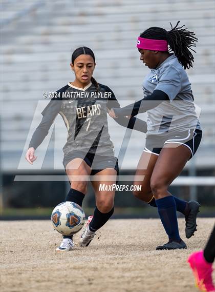 Thumbnail 2 in Terry Sanford vs Gray's Creek (Kicking for Cancer Girls Soccer Jamboree) (scrimmage) photogallery.