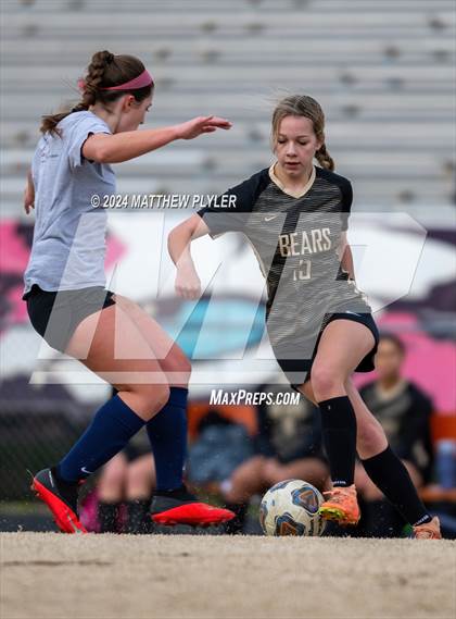 Thumbnail 2 in Terry Sanford vs Gray's Creek (Kicking for Cancer Girls Soccer Jamboree) (scrimmage) photogallery.