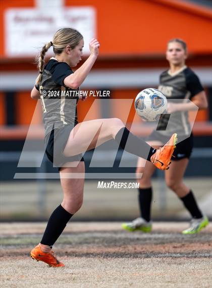 Thumbnail 1 in Terry Sanford vs Gray's Creek (Kicking for Cancer Girls Soccer Jamboree) (scrimmage) photogallery.