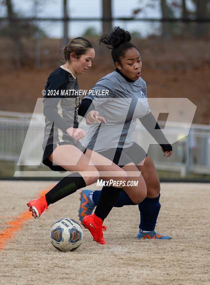 Thumbnail 1 in Terry Sanford vs Gray's Creek (Kicking for Cancer Girls Soccer Jamboree) (scrimmage) photogallery.
