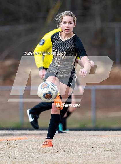 Thumbnail 2 in Terry Sanford vs Gray's Creek (Kicking for Cancer Girls Soccer Jamboree) (scrimmage) photogallery.