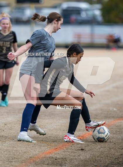 Thumbnail 3 in Terry Sanford vs Gray's Creek (Kicking for Cancer Girls Soccer Jamboree) (scrimmage) photogallery.