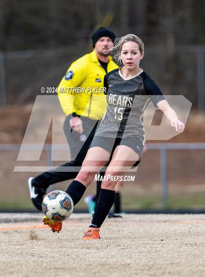 Thumbnail 1 in Terry Sanford vs Gray's Creek (Kicking for Cancer Girls Soccer Jamboree) (scrimmage) photogallery.