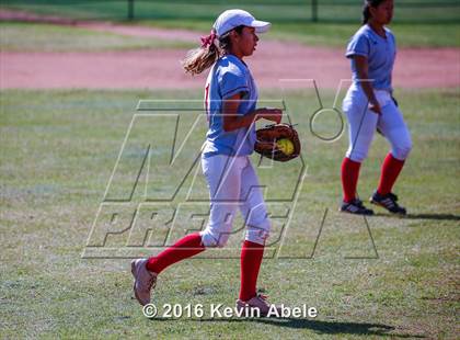 Thumbnail 1 in Alhambra vs St. Mary's (Apollo Cool Nites Tournament) photogallery.