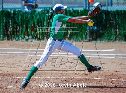 Thumbnail 2 in Alhambra vs St. Mary's (Apollo Cool Nites Tournament) photogallery.