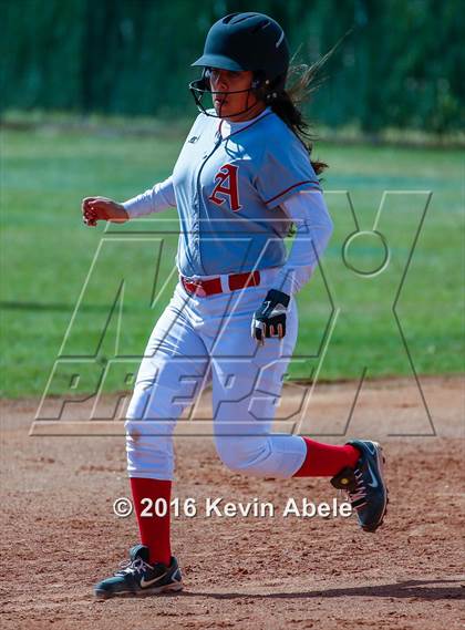Thumbnail 2 in Alhambra vs St. Mary's (Apollo Cool Nites Tournament) photogallery.