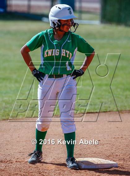 Thumbnail 3 in Alhambra vs St. Mary's (Apollo Cool Nites Tournament) photogallery.