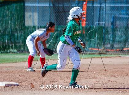 Thumbnail 1 in Alhambra vs St. Mary's (Apollo Cool Nites Tournament) photogallery.