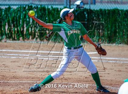 Thumbnail 2 in Alhambra vs St. Mary's (Apollo Cool Nites Tournament) photogallery.