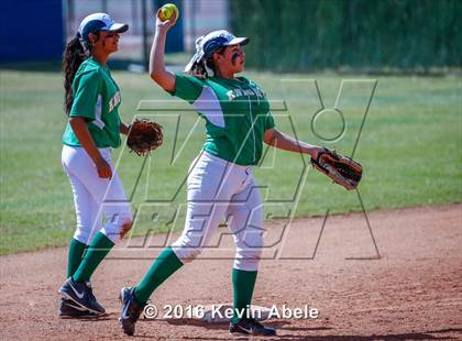 Thumbnail 2 in Alhambra vs St. Mary's (Apollo Cool Nites Tournament) photogallery.