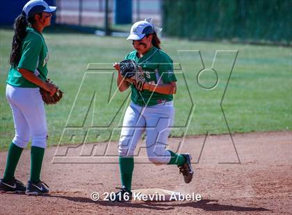 Thumbnail 2 in Alhambra vs St. Mary's (Apollo Cool Nites Tournament) photogallery.