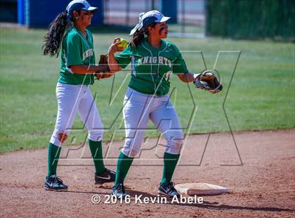 Thumbnail 2 in Alhambra vs St. Mary's (Apollo Cool Nites Tournament) photogallery.