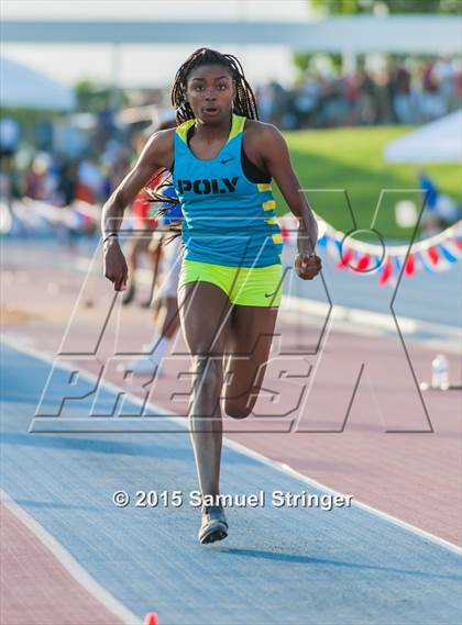 Thumbnail 2 in CIF State Track & Field Championships (Girls Long Jump Final) photogallery.