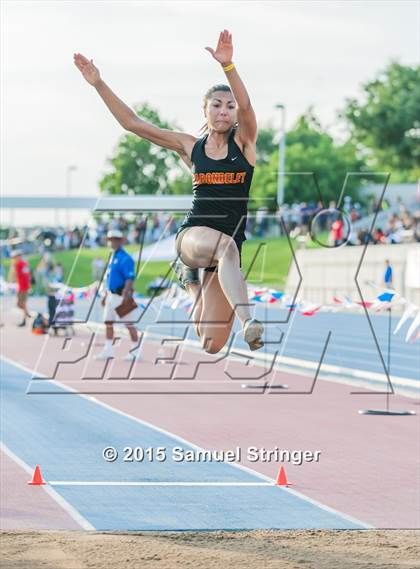 Thumbnail 1 in CIF State Track & Field Championships (Girls Long Jump Final) photogallery.