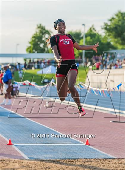 Thumbnail 2 in CIF State Track & Field Championships (Girls Long Jump Final) photogallery.