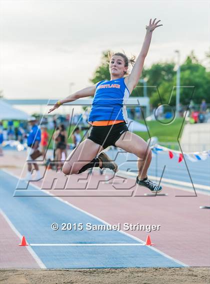 Thumbnail 3 in CIF State Track & Field Championships (Girls Long Jump Final) photogallery.