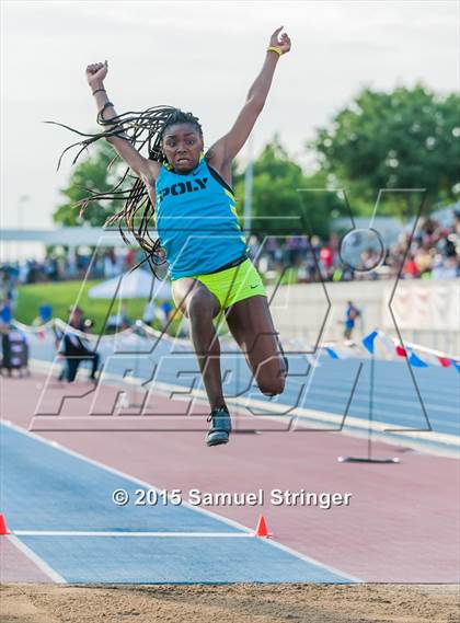 Thumbnail 3 in CIF State Track & Field Championships (Girls Long Jump Final) photogallery.