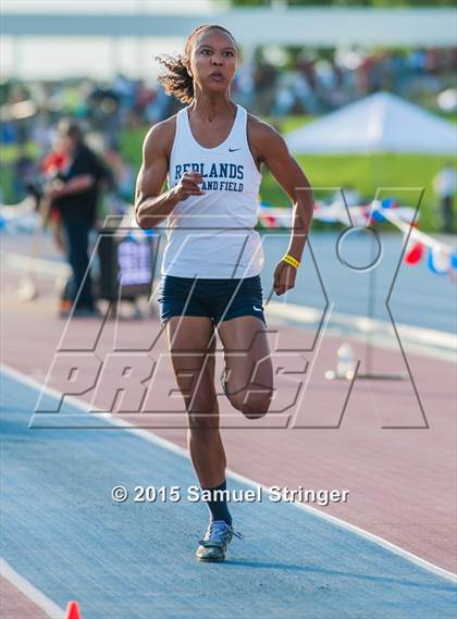 Thumbnail 1 in CIF State Track & Field Championships (Girls Long Jump Final) photogallery.