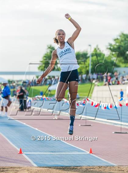 Thumbnail 3 in CIF State Track & Field Championships (Girls Long Jump Final) photogallery.