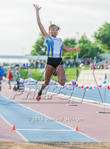 Thumbnail 2 in CIF State Track & Field Championships (Girls Long Jump Final) photogallery.