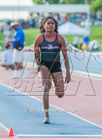 Thumbnail 3 in CIF State Track & Field Championships (Girls Long Jump Final) photogallery.