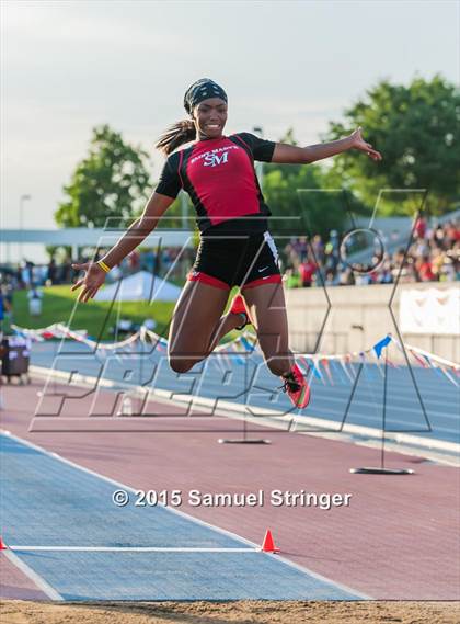 Thumbnail 3 in CIF State Track & Field Championships (Girls Long Jump Final) photogallery.