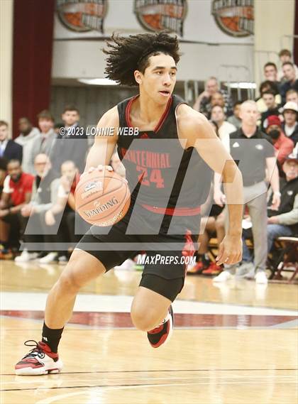 Thumbnail 3 in Centennial vs. Camden (Spalding Hoophall Classic) photogallery.