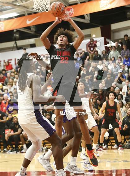 Thumbnail 3 in Centennial vs. Camden (Spalding Hoophall Classic) photogallery.